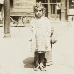 Girl in Front of Fire Hydrant