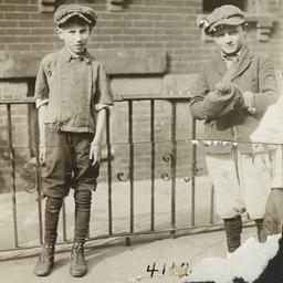 Two Boys and Baseball Glove