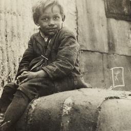 Boy on Sack