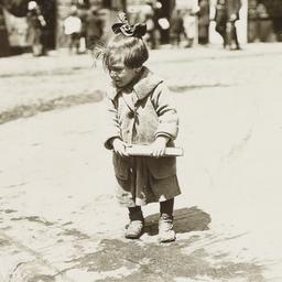 Girl Looking at Curb