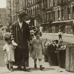 Woman with Two Children and...