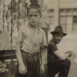 Boy with Crossed Eye and Ba...