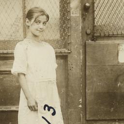 Children on Grate near Door