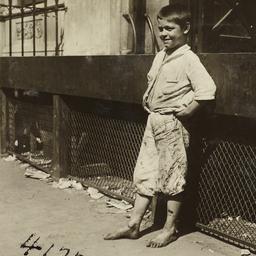 Boy near School