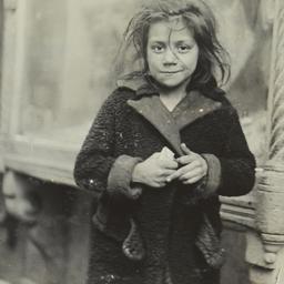 Girl near Storefront Window