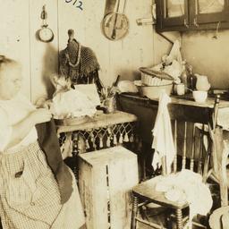 Woman Sewing