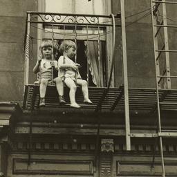 Two Children on Fire Escape