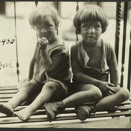 Close Up of Two Children on...