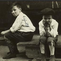 Boys Sitting