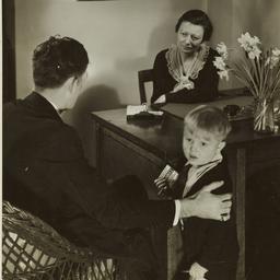 Caseworker Interviewing Family