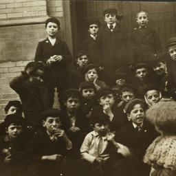 Group of Children near Door