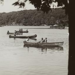 Boys in Canoes