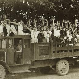 Girls in Ward Manor Truck