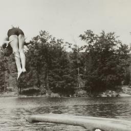 Diving from Board