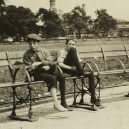 Two Boys on Bench
