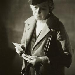 Woman with Note