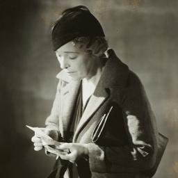 Woman Reading Note
