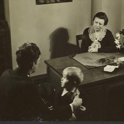 Caseworker Interviewing Family