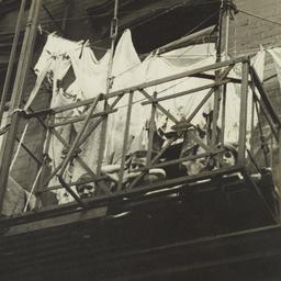 Three Children on Fire Escape