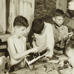 Boys Doing Woodwork