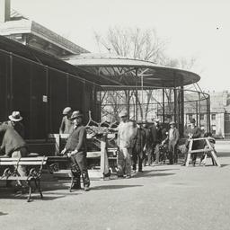 Men near Benches at New Yor...
