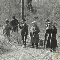 Men Burning Brush