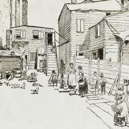 Wooster Street Houses, 1884