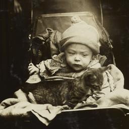 Baby and Cat
