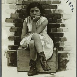 Girl on Box