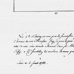 [Document, 1782 July 02]