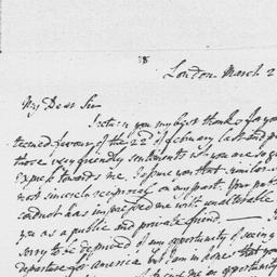 [Document, 1784 March 02]