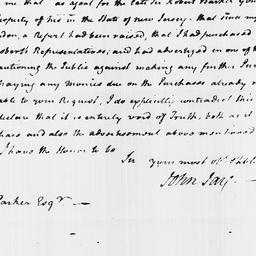 [Document, 1795 October 09]