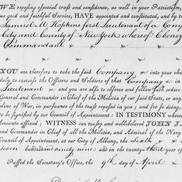 [Document, 1799 April 06]