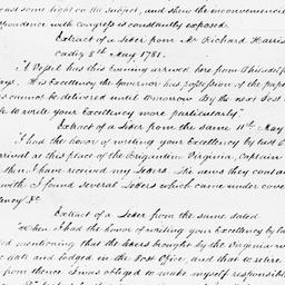 [Document, 1781 May 29]