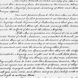 [Document, 1781 October 09]