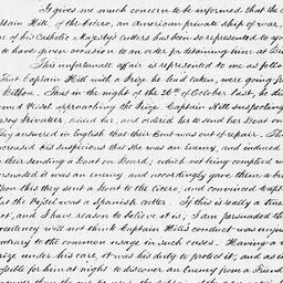 [Document, 1781 November 06]