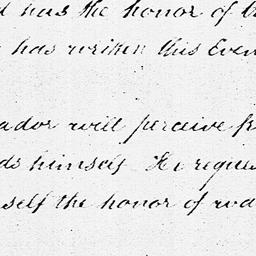 [Document, 1782 March 14]
