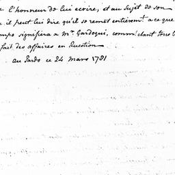 [Document, 1781 March 24]
