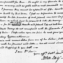 [Document, 1803 February 09]