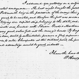 [Document, 1779 May 12]
