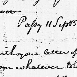 [Document, 1783 September 11]