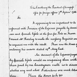 [Document, 1786 September 07]