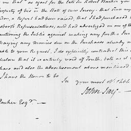 [Document, 1795 October 19]