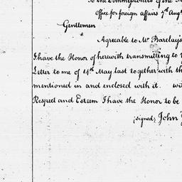 [Document, 1786 August 07]