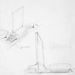 Sketch of original plans fo...