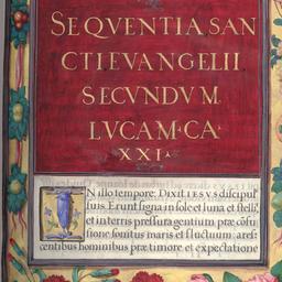 Gospel lectionary