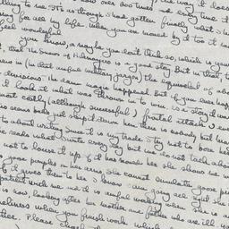 Autograph letter, signed to...