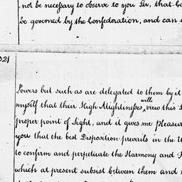 [Document, 1786 May 23]
