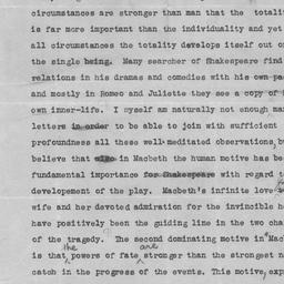 Macbeth, February 7, 1916. ...