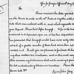 [Document, 1786 May 11]